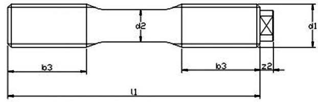 Double End Studs with Reduced Shank