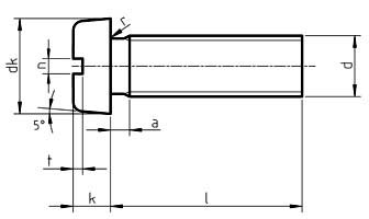 Slotted Cheese Head Machine Screws