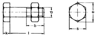 ISO 4016 Hexagon Head Bolts with Nut