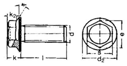 ISO 8100 Hexagon Flange Bolts